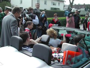 Großer Presseauftritt