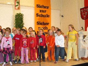 Sprechst&uuml;ck "Schulweg", gekonnt arrangiert von Seminarrektor W. Putz