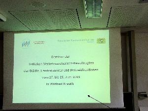 Eröffnung der Seminare