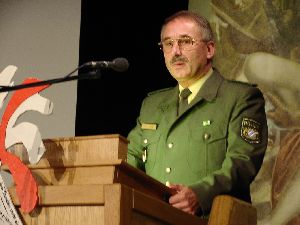 Der Polizeipr&auml;sident von Schwaben, Dr. Hans Endres