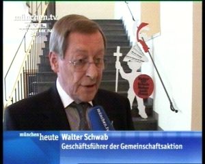 Und auch das Fernsehen war – neben allen wichtigen Vertretern der Printpresse – vertreten