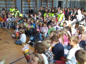 Wir Kinder sind ganz erschrocken