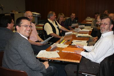 Bei der Gruppenarbeit