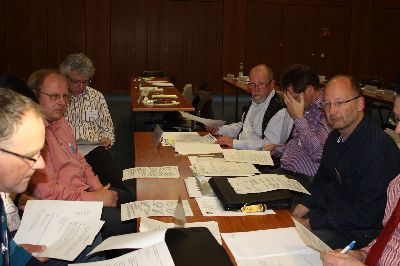 Bei der Gruppenarbeit